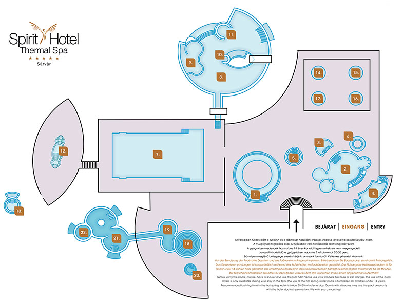 spirit hotel mapa